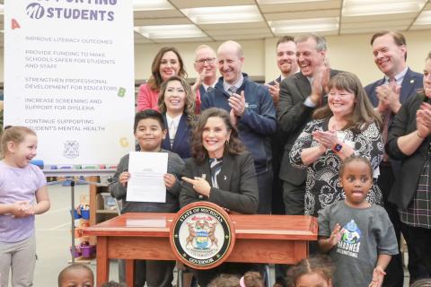 Gov. Whitmer signs bills to support Michigan students and schools