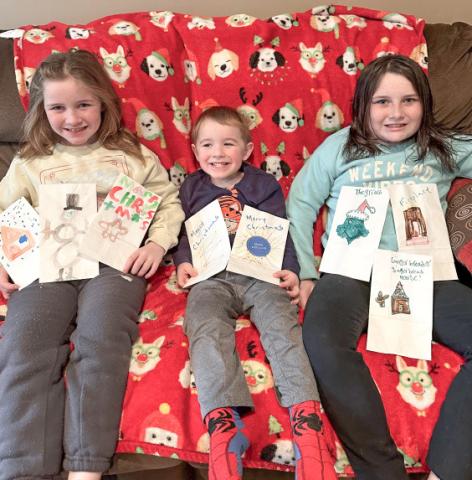 Caroline, Logan, and Lily – adorable children of Tyler and Angela McLaren and cherished grandchildren of Tina and Mike Haines, Kim and Pat Savage, and Mark and Amy Baker, all hailing from Beaverton.