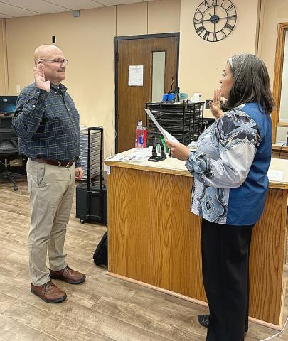 NEW COMMISSIONER SWORN IN