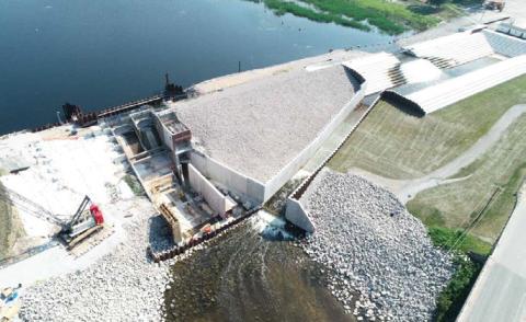 Edenville Dam in July of 2025.