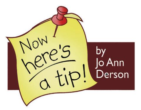 Now here’s a tip