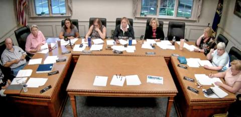 Pictured is the Gladwin City Council from the Monday night meeting. YOUTUBE