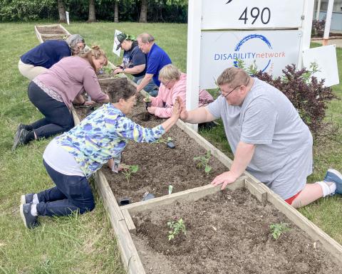 GARDEN GETS GROWING AT ARNOLD CENTER
