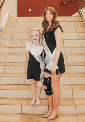 Sayde Woodruff and Little Miss Everly Pollard. Everly is the daughter of Brandon Pollard and Amber Wilbanks.