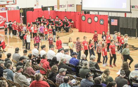 VETERANS HONORED AT BEAVERTON ELEMENTARY SCHOOL