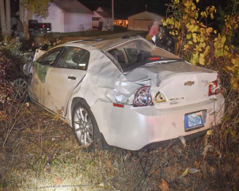 Pictured is the 2012 Chevrolet Malibu involved in the Oct. 17 accident.