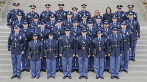 27th Motor Carrier Officer Recruit School graduates.