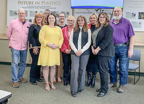 Pictured left to right are: Chuck Sikora, Jodie Klamer, Don Hunt, Coordinator Karrie Hulme, Kaitlyn Melchi, Susan Morgan, Becky Fejedelem, Kimberly Hines, Stacy Plude, and Mike Visnaw. Not Pictured are: Pete Doyle, Chris Vernier and Steve Broka.
