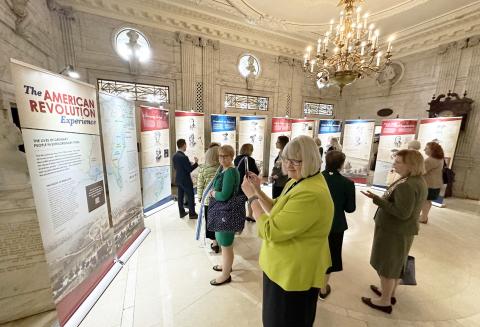 The American Revolution Exhibit is on display at the Midland Mall until Jan. 3, 2026.