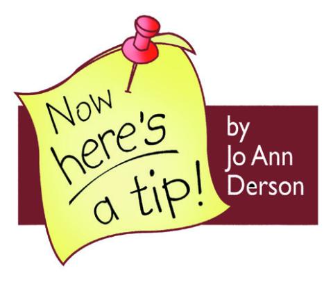 Now here's a tip!