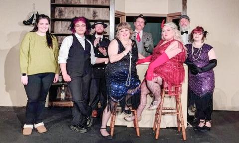 Pictured left to right: Director, Tory Ford; Alex Ross, Justin Marchington, Jennifer Kroll, Dave Minor, Sam Donaldson, Kevin Allen, and Livia Bell.