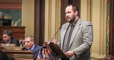 Democratic Rep. Dylan Wegela of Garden City. MICHIGAN HOUSE OF REPRESENTATIVES