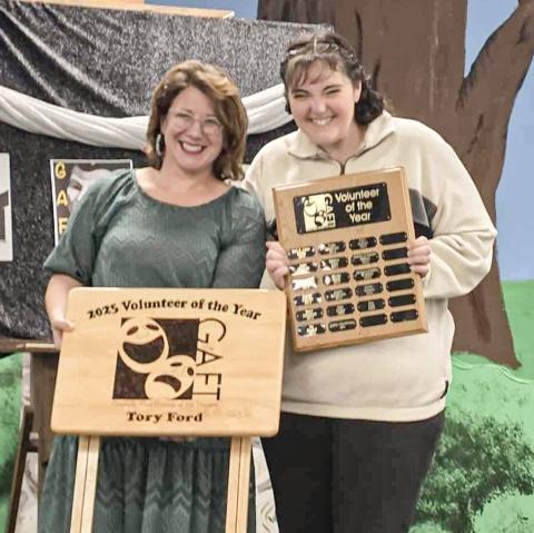 FORD EARNS GAFT VOLUNTEER OF THE YEAR