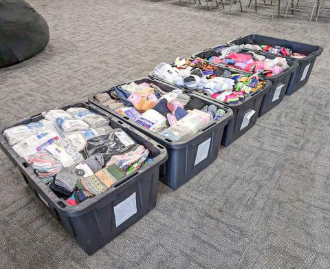 4-H club hosted sock drive