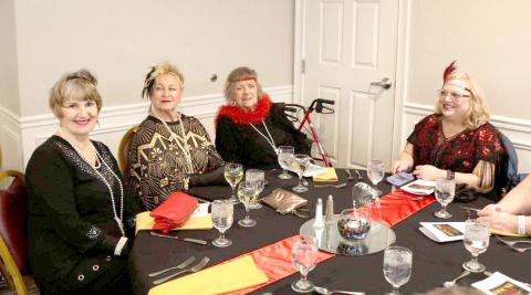 Patrons dressed up while participating in GAFT’s I Love You To Death.