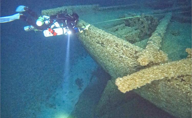 Sailing ship Mojave, doomed on Lake Michigan, now docked on National Register of Historic Places