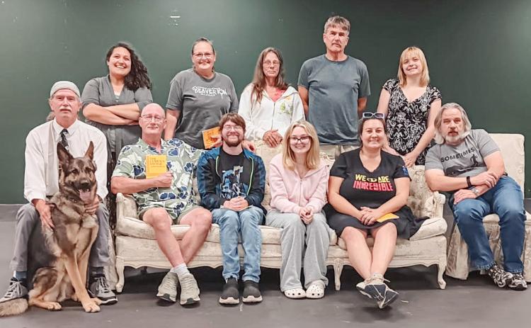 Pictured left to right back row: Katelyn Smith, Kim Shea, Lora Perkins, Dave Minor, and Brielle Dick. Bottom row left to right: Kevin Allen, Bill Mason, Justin Marchington, Summer Reames, Keara Hopkins, and Karl Hauser.