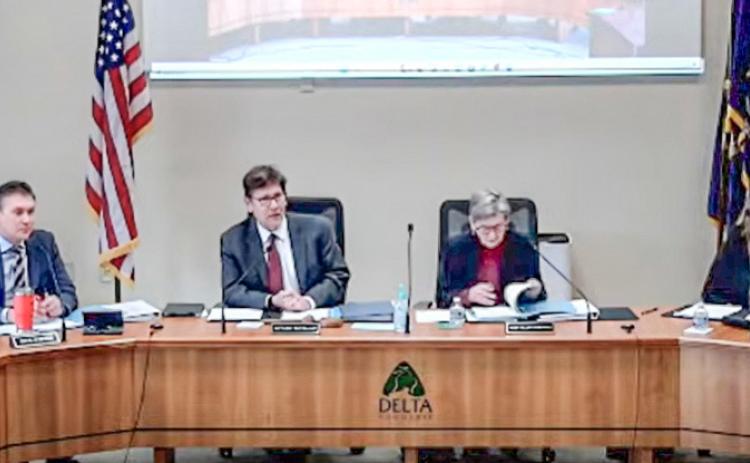 The Board of State Canvassers welcomed two new members Paul Cordes (R) and Heather Cummings (D). Pictured from left: Cordes, Chairperson Richard Houskamp (R), Vice Chairperson Mary Ellen Gurewitz (D), and Cummings.