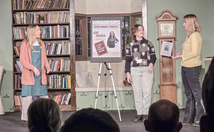 Books on stage find new life