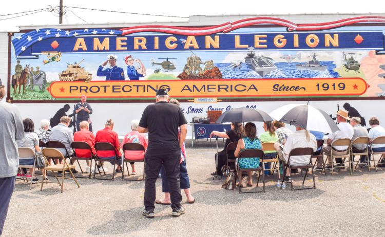 Gladwin American Legion Post 171, located at 128 N. Silverleaf, unveiled a new military memorial mural on August 3, 2025. Painted by local artists Eric and Lynn Morgan, the mural adorns the north wall of the building to honor military service. The project was celebrated with a dedication ceremony featuring guest speakers.