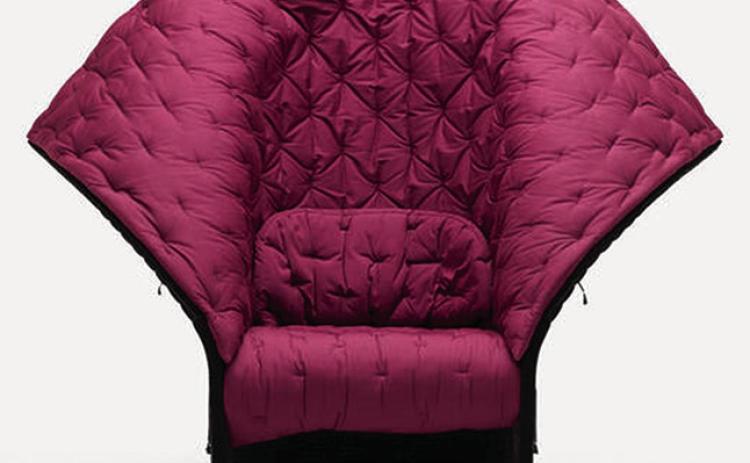 Gaetano Pesce’s Feltri chair is made of soft, yet sturdy materials that can be folded into different configurations for a new look or custom comfort. WRIGHT