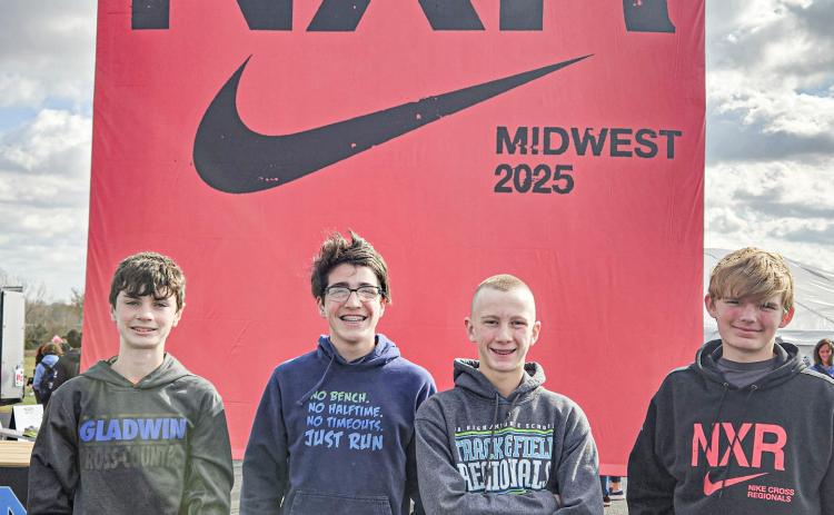 Pictured left to right: Ivan Christensen, Garrison Farley, Jonah Griffiths, and Nathan Muma.