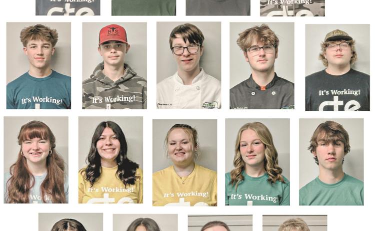 Pictured in row 1: Jacob Gee, Bryson Grundy, Riley Sprague, Ben Zdrojewski; row 2: Luke Gyulveszi, Blake Gutchak, Aiden McNutt, Aiden Crowley, Mitchel Lennox; row 3: Isabelle Langley, Mia Crampton, Madelyn Green, Chevelle Funnell, William Warner; row 4: Tristyn Ricolo, Hydia Stevenson, Evan Farr, Gavin VanBuren. Not Pictured is Eternity Flores.