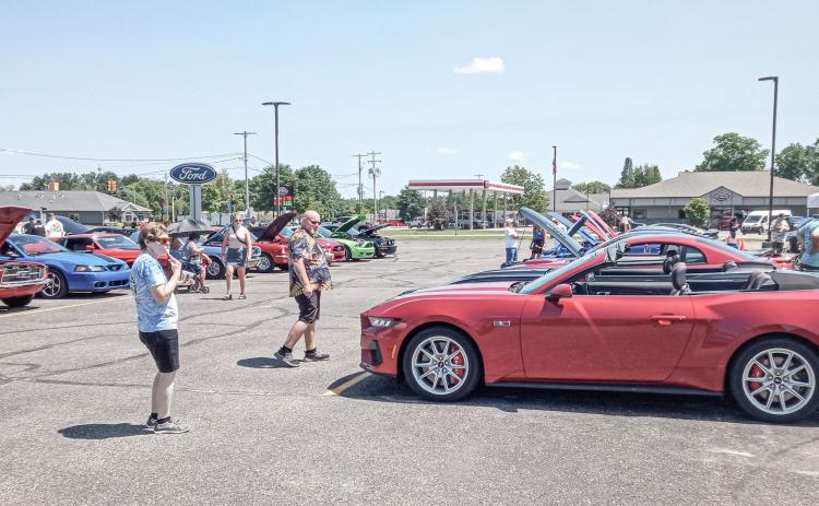 MAVERICK FORD MUSTANG PIT STOP CAR SHOW HELD
