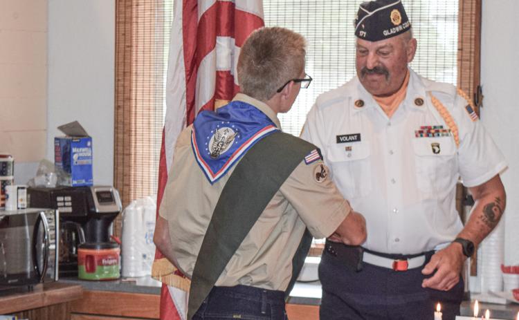 WHITMAN EARNS EAGLE SCOUT