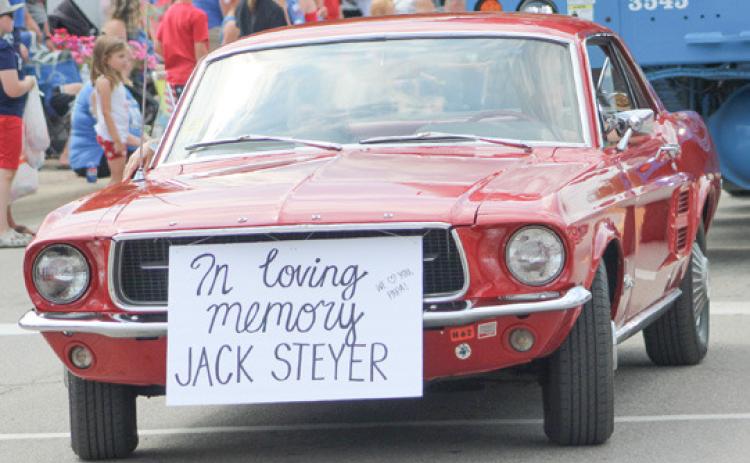 JACK STEYER REMEMBERED AT BEAVERTON PARADE