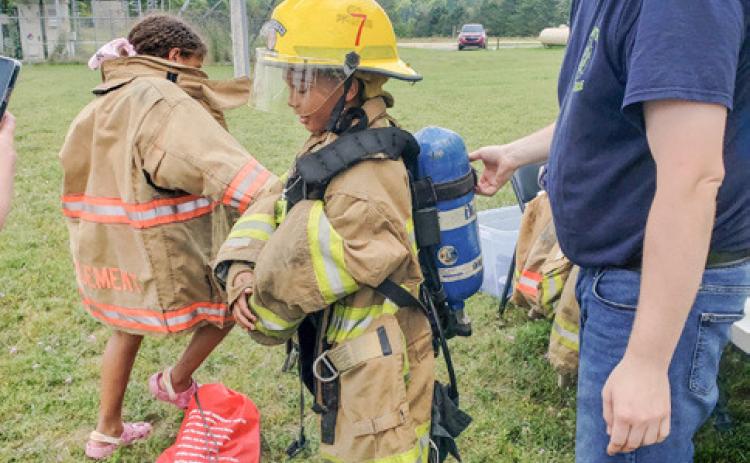 CLEMENT TOWNSHIP FIRE DEPARTMENT HOSTS KIDS FIRE AND SAFETY EVENT