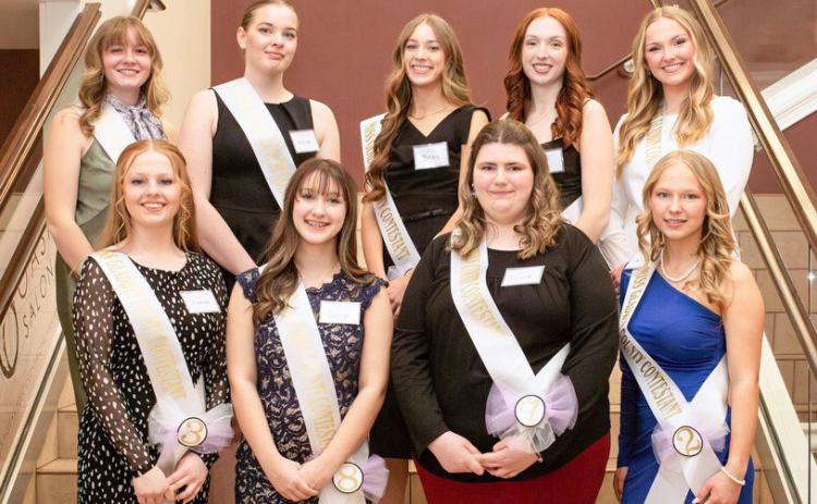 Miss Gladwin County contestants for 2025.