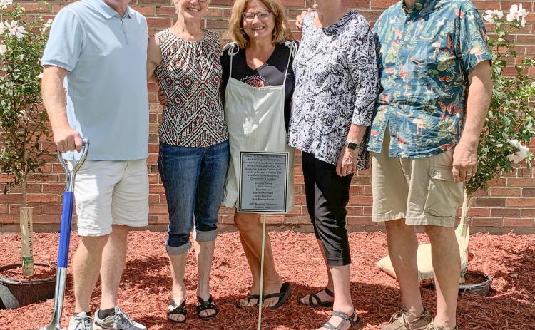 BAC leadership team honored with tree planting