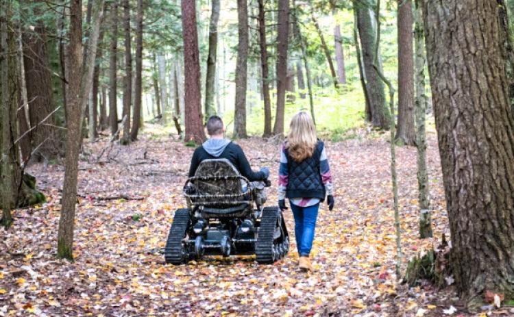 With the addition of three new all-terrain wheelchairs, the total in Michigan state parks will be 14. MICHIGAN DEPARTMENT OF NATURAL RESOURCES