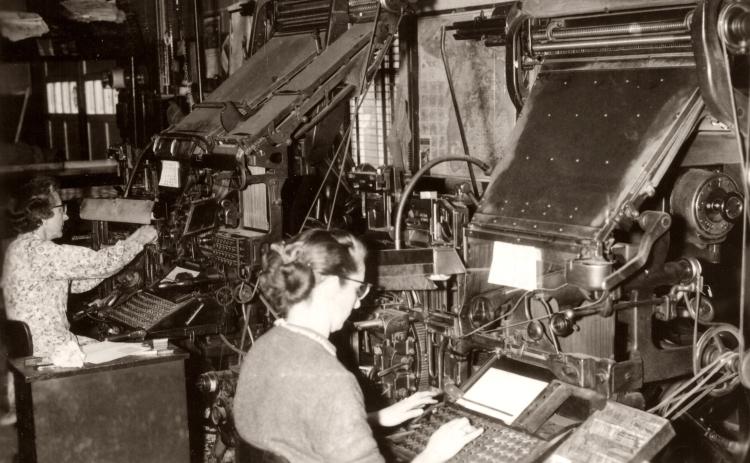 A LOOK BACK IN TIME | EARLY LINOTYPE PRESS MACHINERY