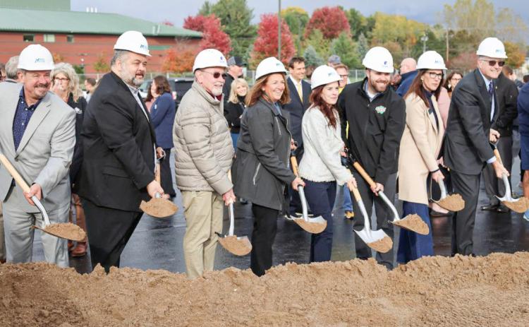 A groundbreaking ceremony took place in Mt. Pleasant for the new event center that will be used for sporting events and its annual commencement ceremony.