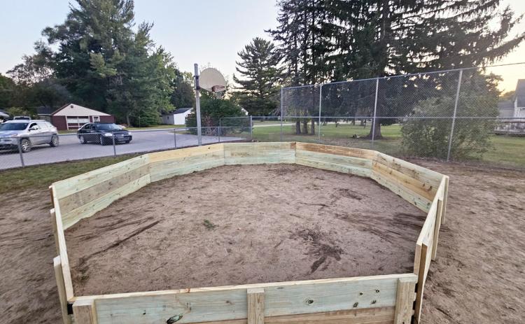 Ball pit constructed