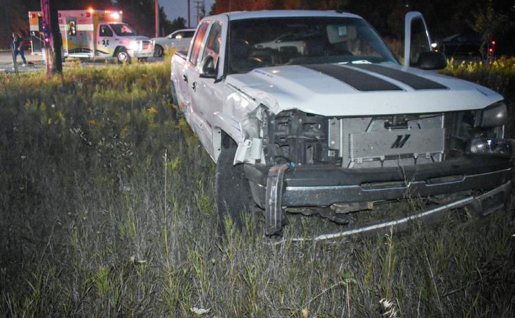 A 2003 Chevrolet Silverado (above) was involved in a collision with a 2017 Polaris Ranger on Sept. 14.