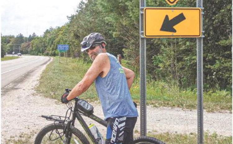 Man rides peddle bike 566 miles after life threatening accident