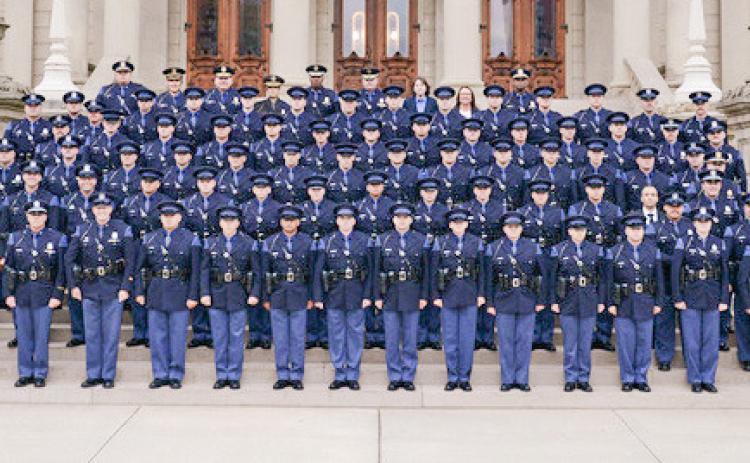 Including the 50 graduates of the 149th Trooper Recruit School, there are approximately 1,145 troopers assigned statewide, and a total of 1,835 enlisted members in the MSP.