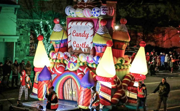Pictured is an entry from the 2023 parade.