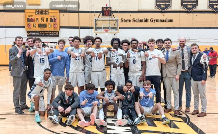 Mid Michigan College men’s basketball team