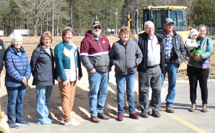 The Magnus family was in attendance at the groundbreaking event.