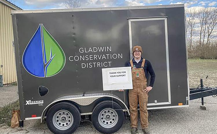 Pictured is Tristan Hewitt, Executive Director, Gladwin County Conservation District.