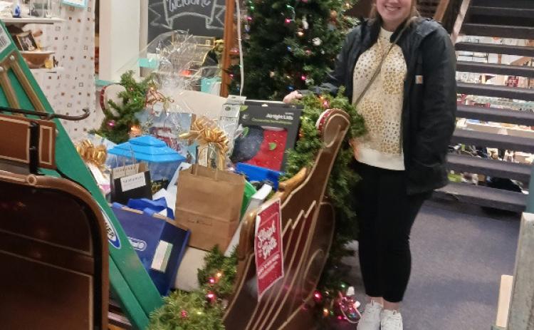 Jessie Kille wins the Sleigh Full of Gifts