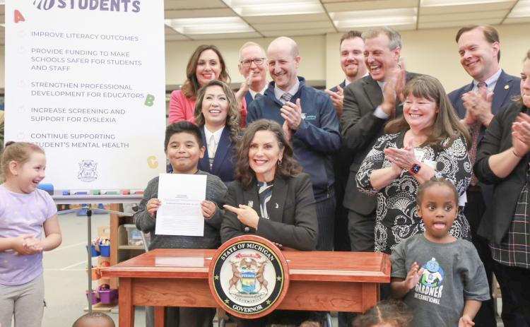 Gov. Whitmer signs bills to support Michigan students and schools