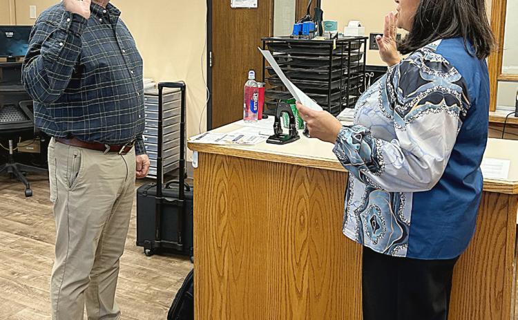 NEW COMMISSIONER SWORN IN