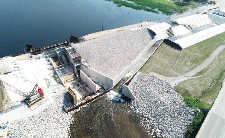 Edenville Dam in July of 2025.