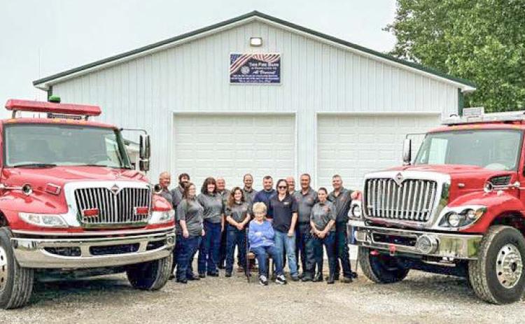 Billings Township Fire Department holds sign dedication for Chief Vincent