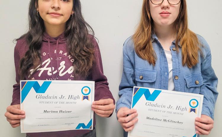 Marissa Huizar and Madeline McGlinchey